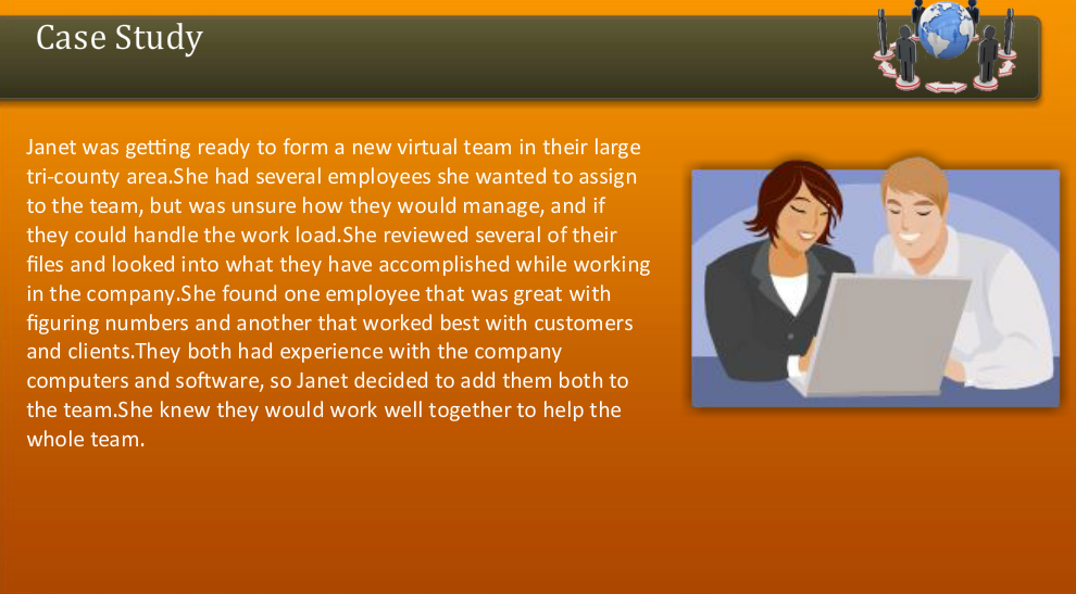 case study on virtual team
